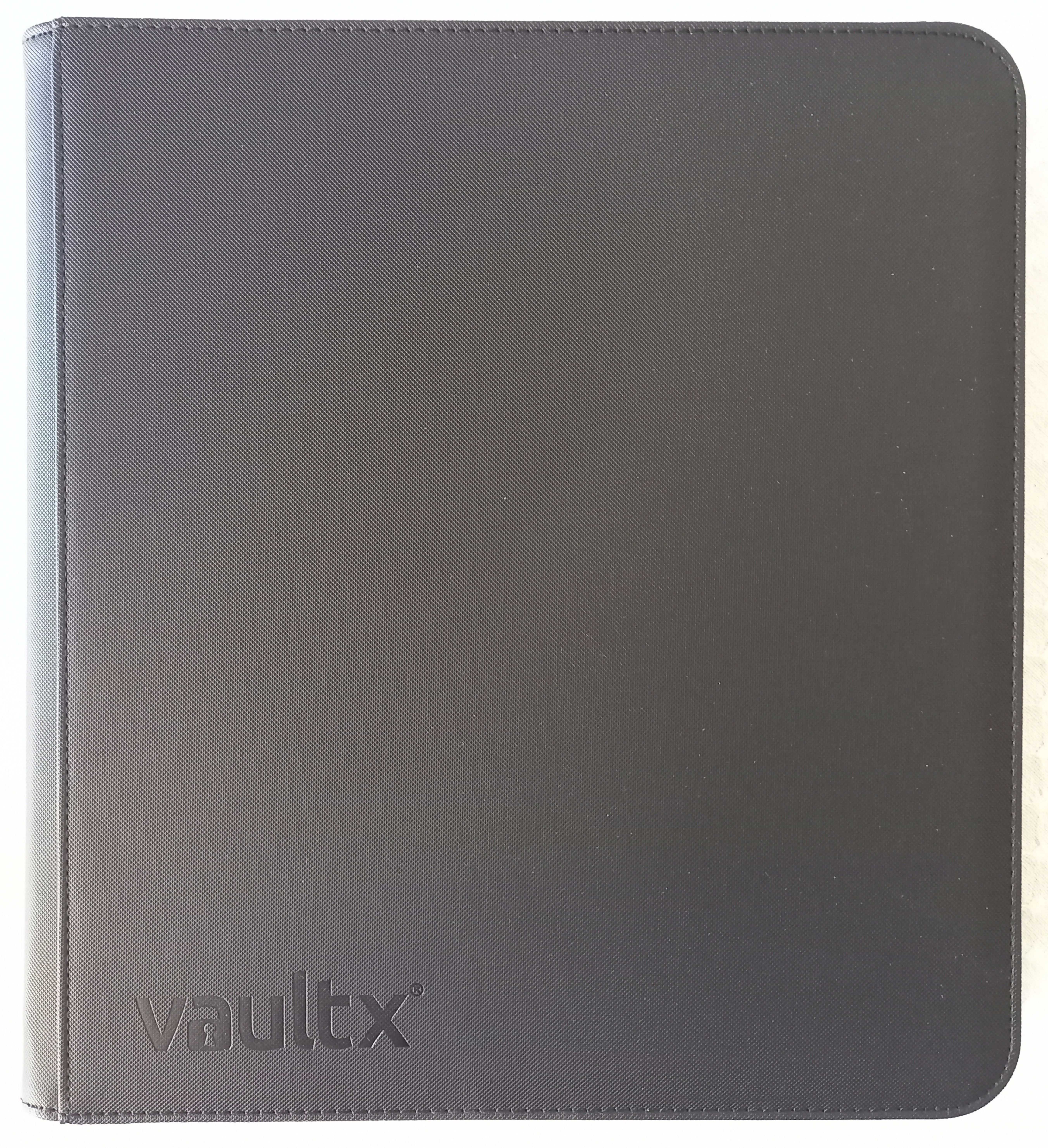 Vault X 12-Pocket Exo-Tec Zip Binder Front View