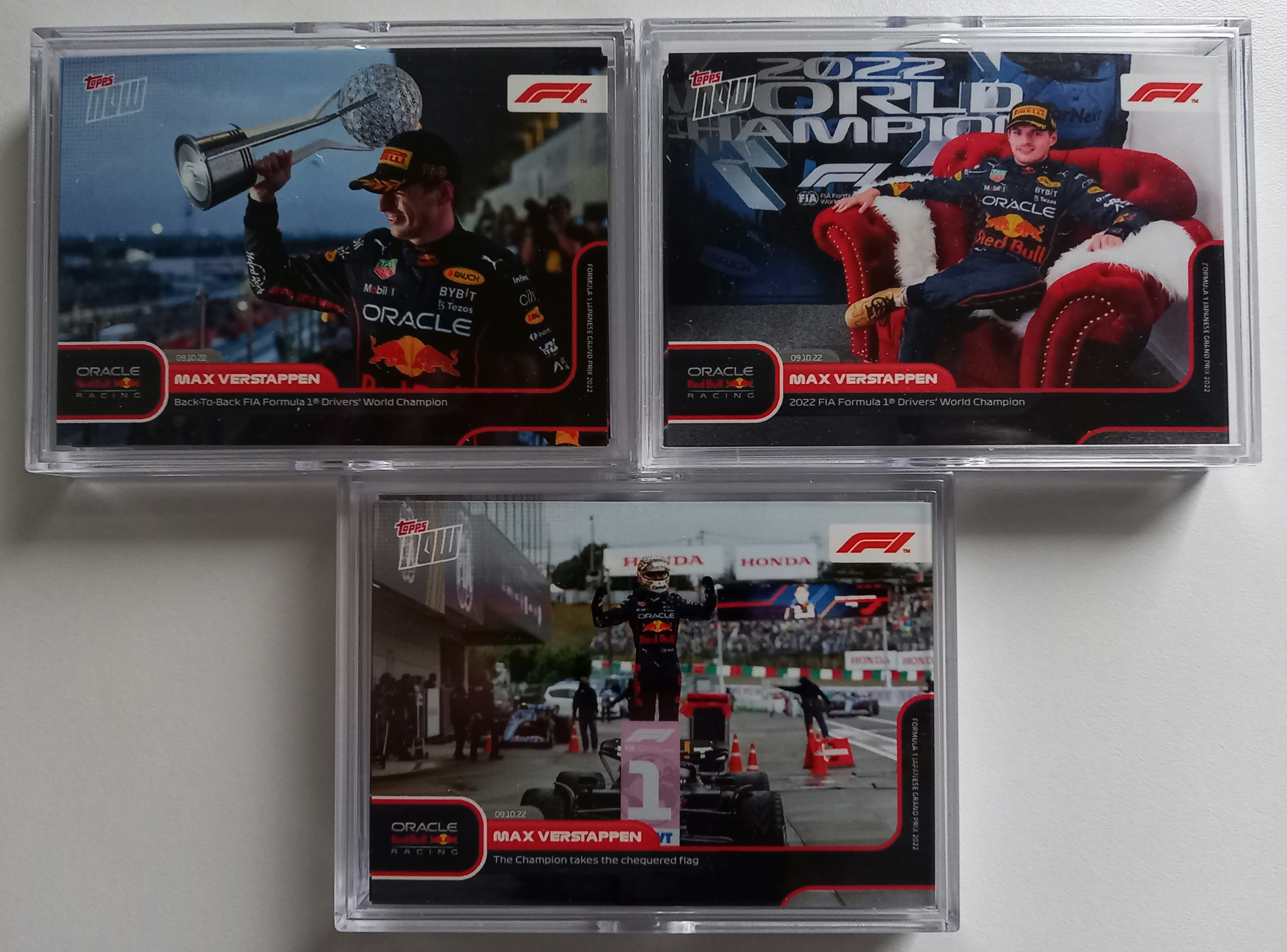 Formula 1 Topps Now 2022 Japanese GP cards