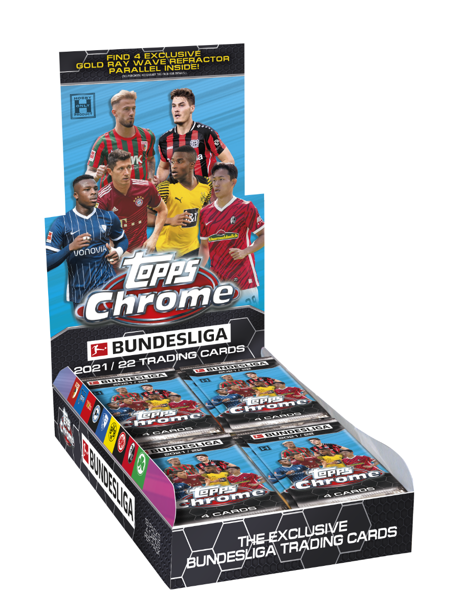 Topps Chrome Bundesliga 2021-22 Lite Box Opened